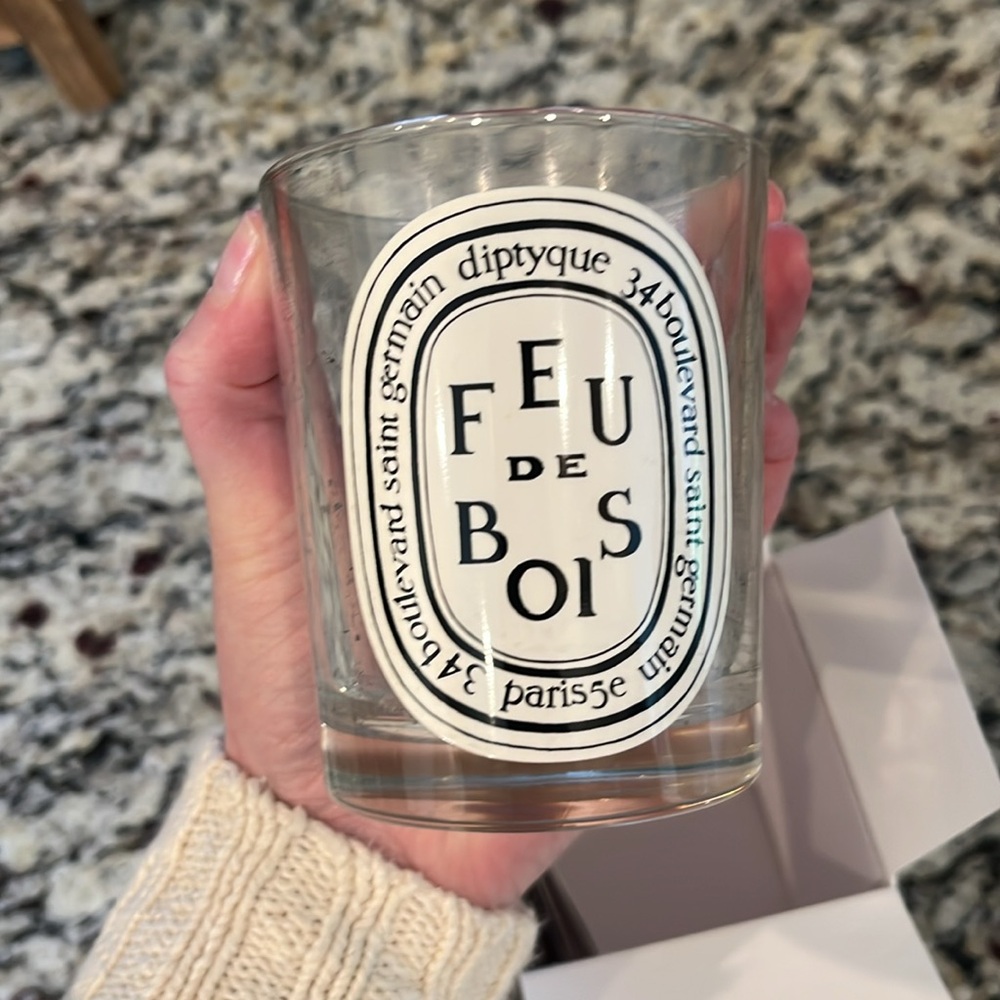 Diptyque Feu de Bois Candle EMPTY with box